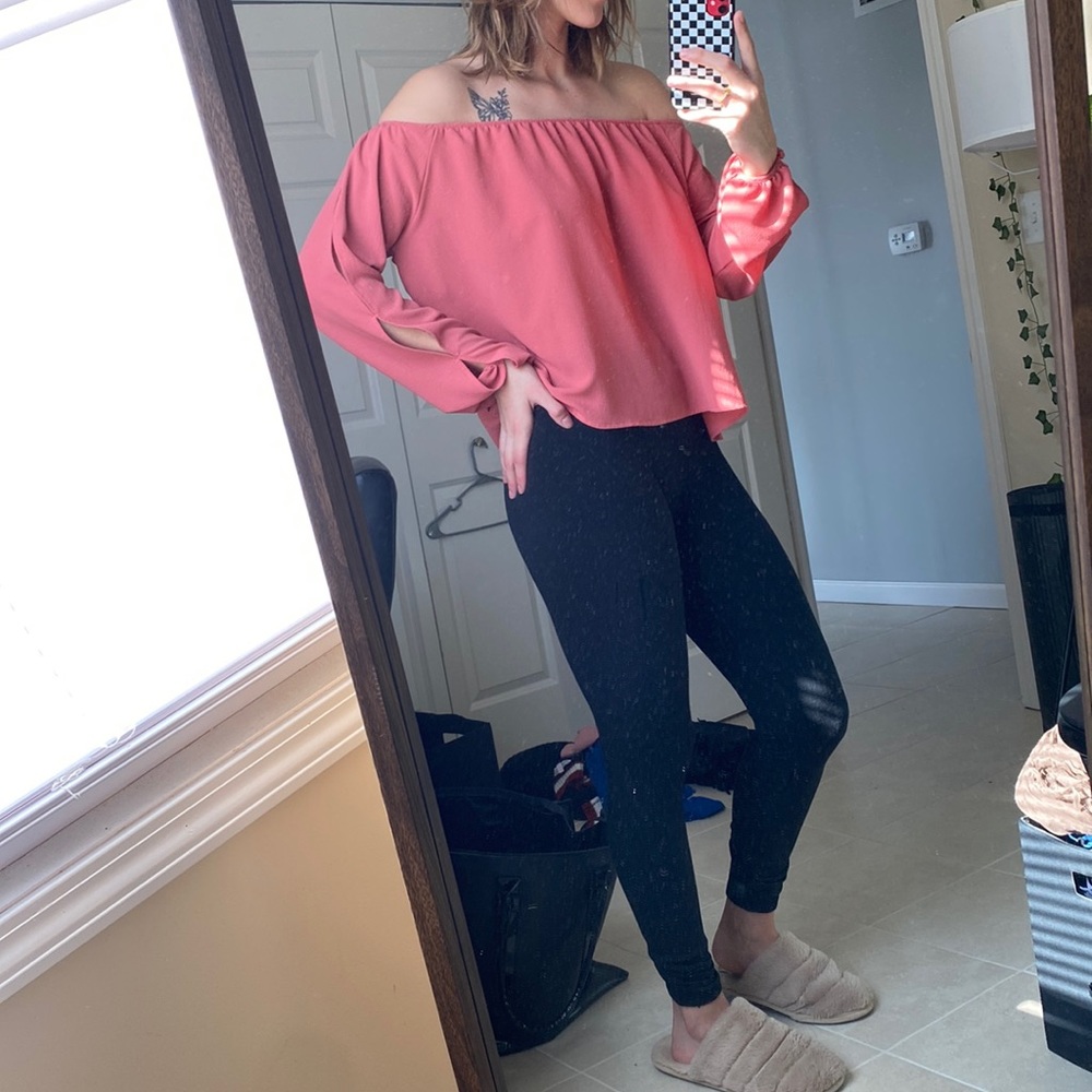Off the shoulder blouse